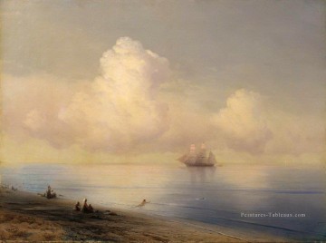 mer calme 1876 Romantique Ivan Aivazovsky russe Peinture à l'huile